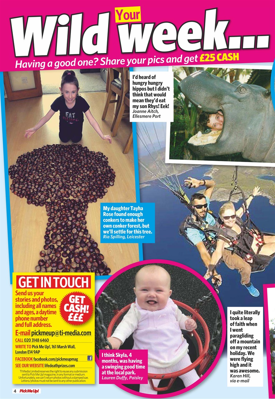 Pick Me Up Preview Pages