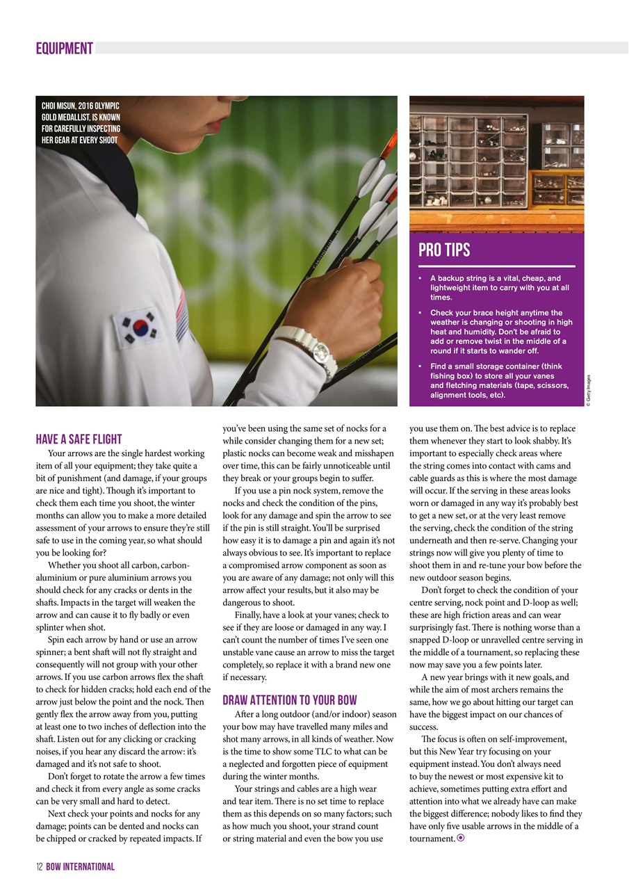 Bow International Preview Pages