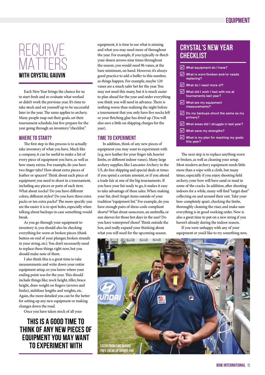 Bow International Preview Pages