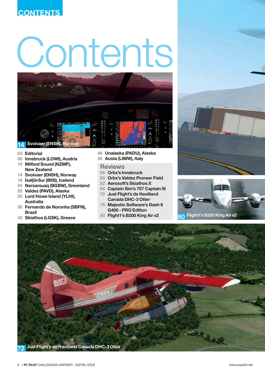 PC Pilot Preview Pages