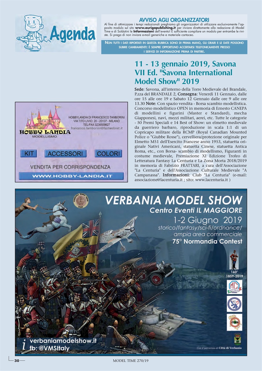 Model Time Preview Pages