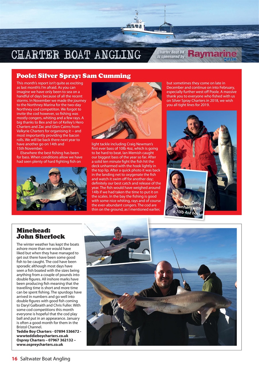 Saltwater Boat Angling Preview Pages
