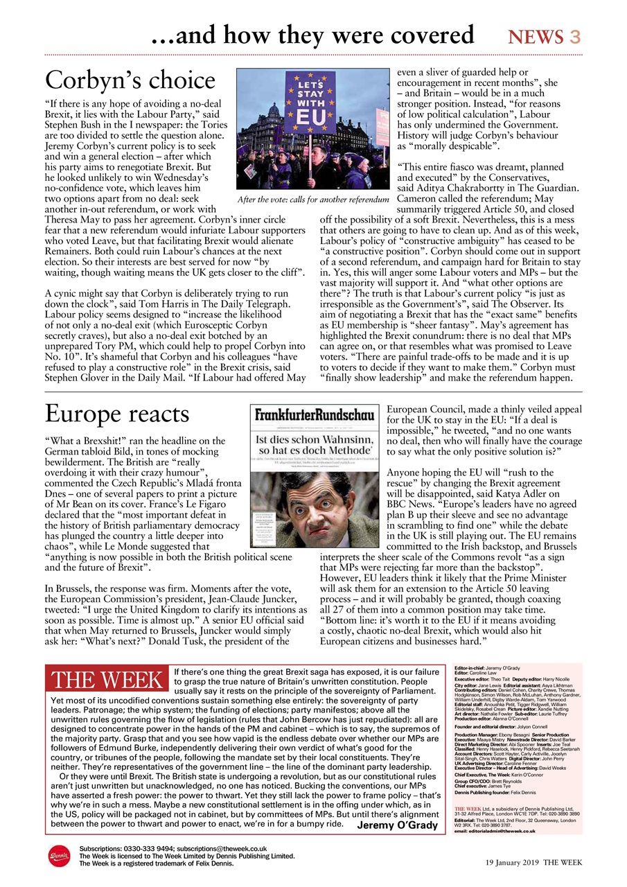 The Week Preview Pages
