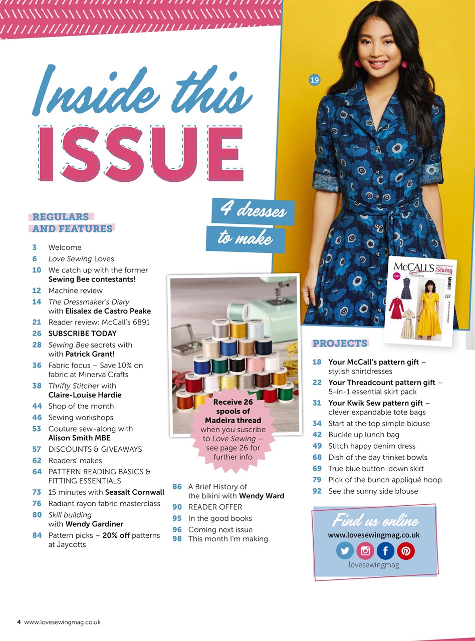 Love Sewing Preview Pages