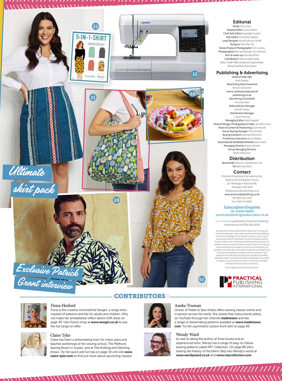 Love Sewing Preview Pages