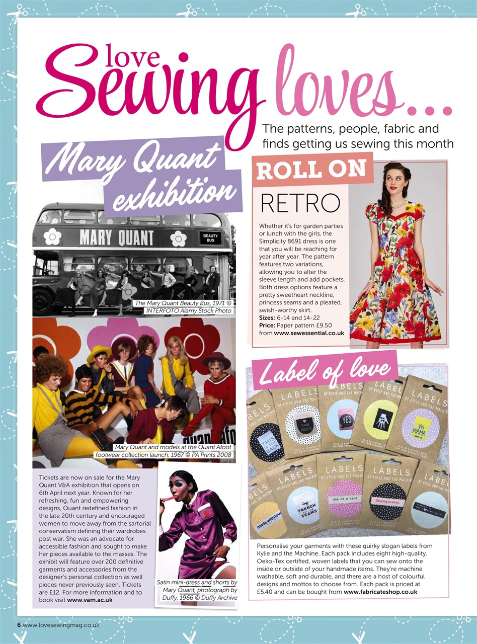 Love Sewing Preview Pages