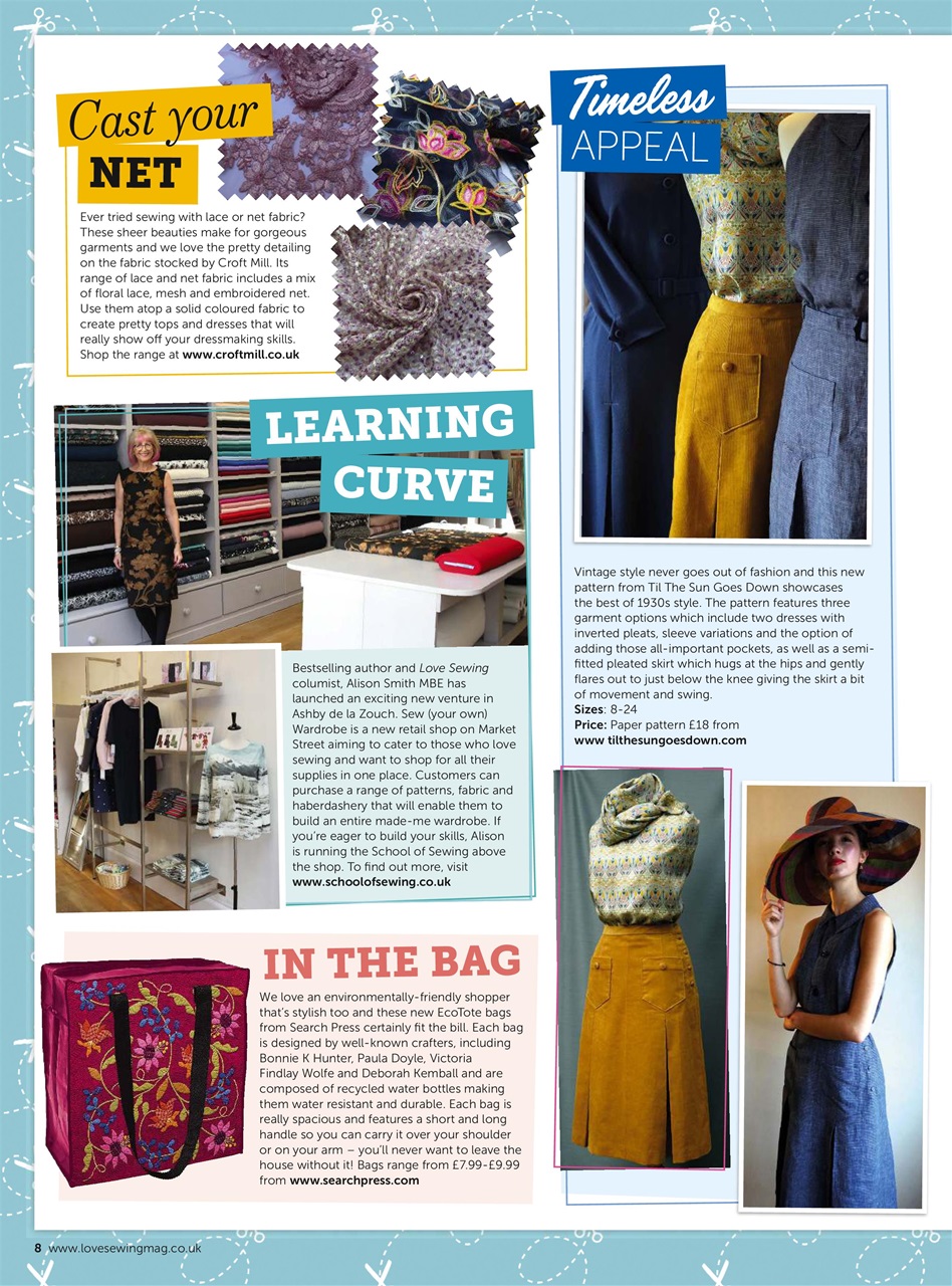 Love Sewing Preview Pages