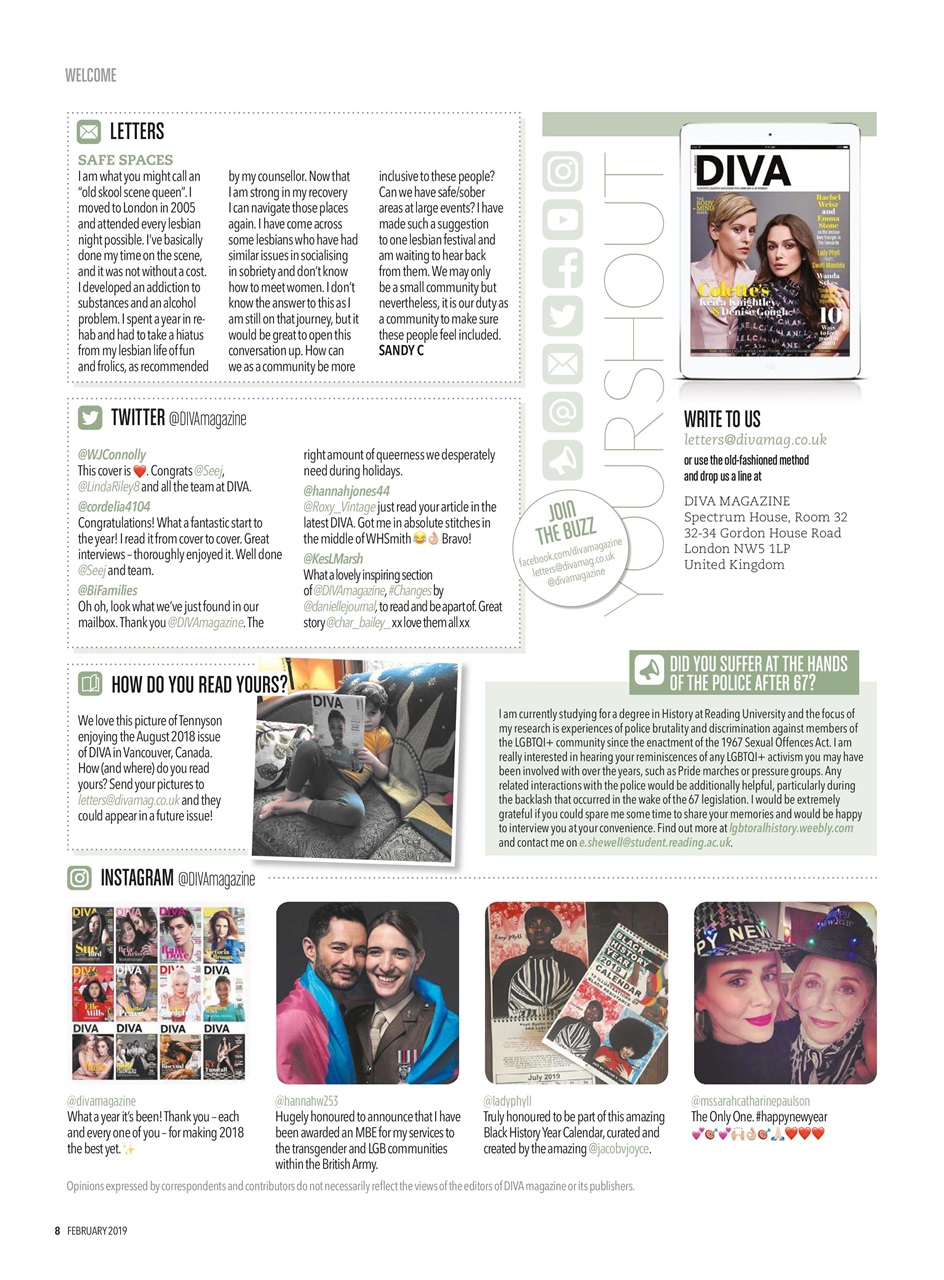 DIVA Magazine Preview Pages