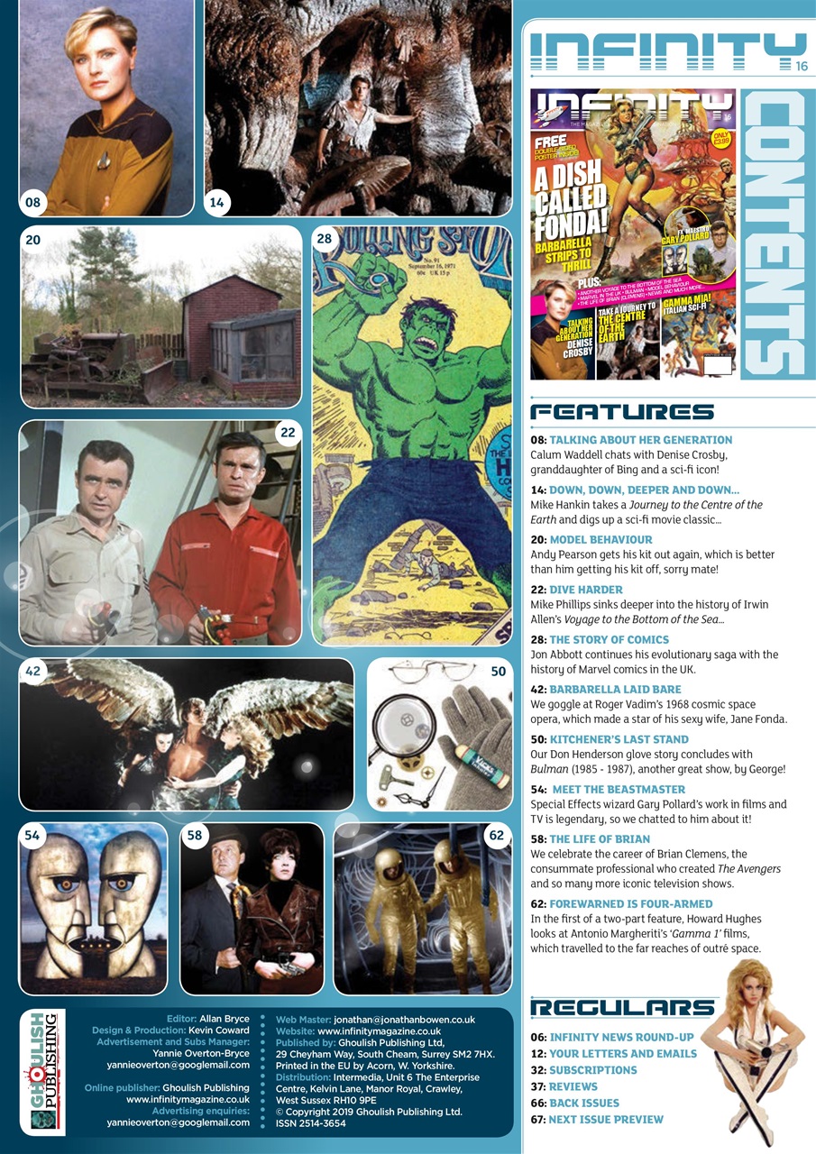 Infinity Magazine Preview Pages