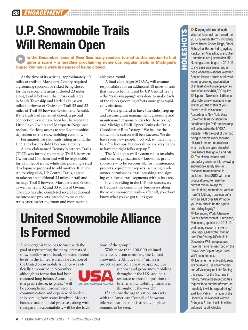 SnowGoer Preview Pages