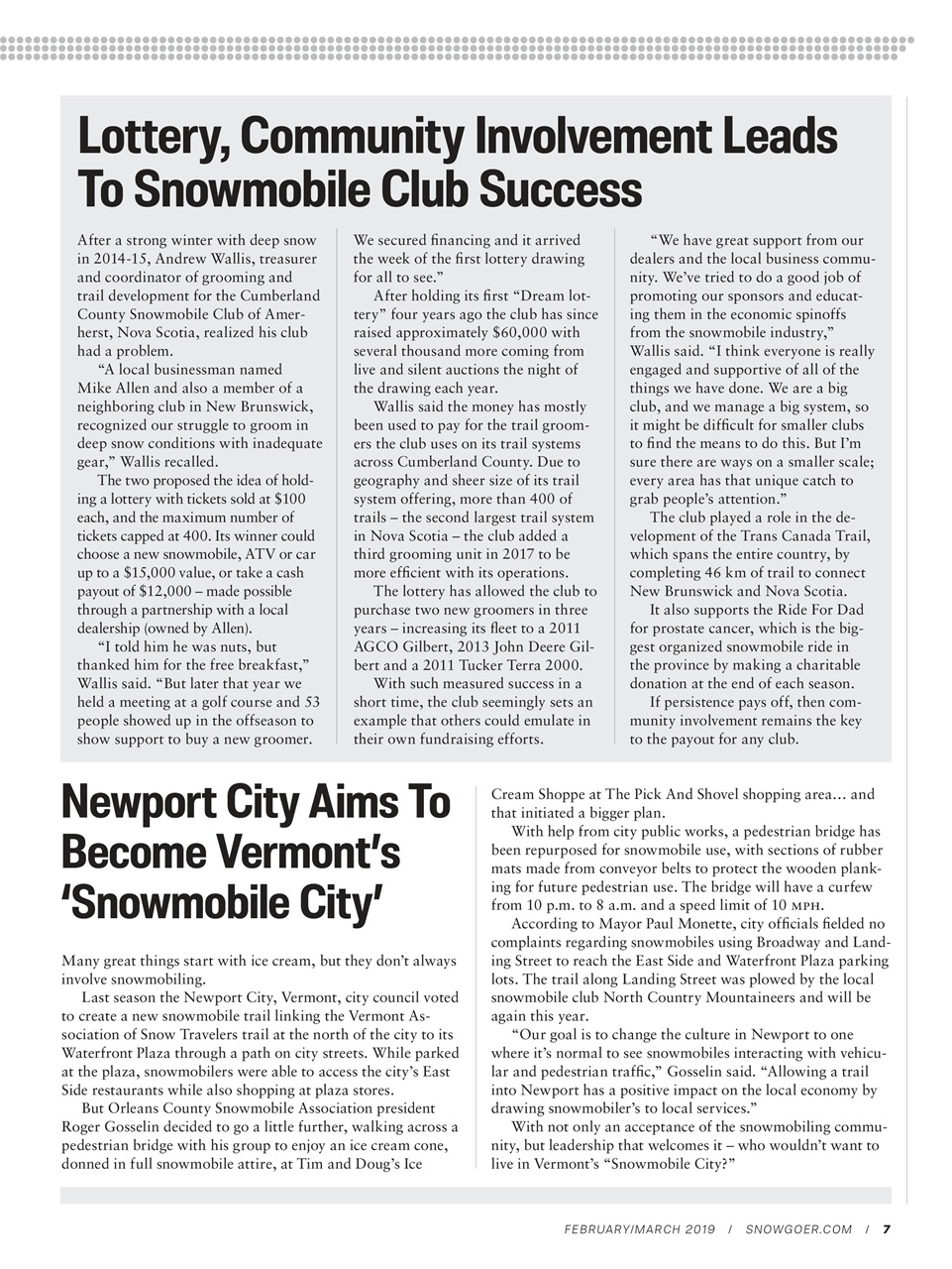 SnowGoer Preview Pages