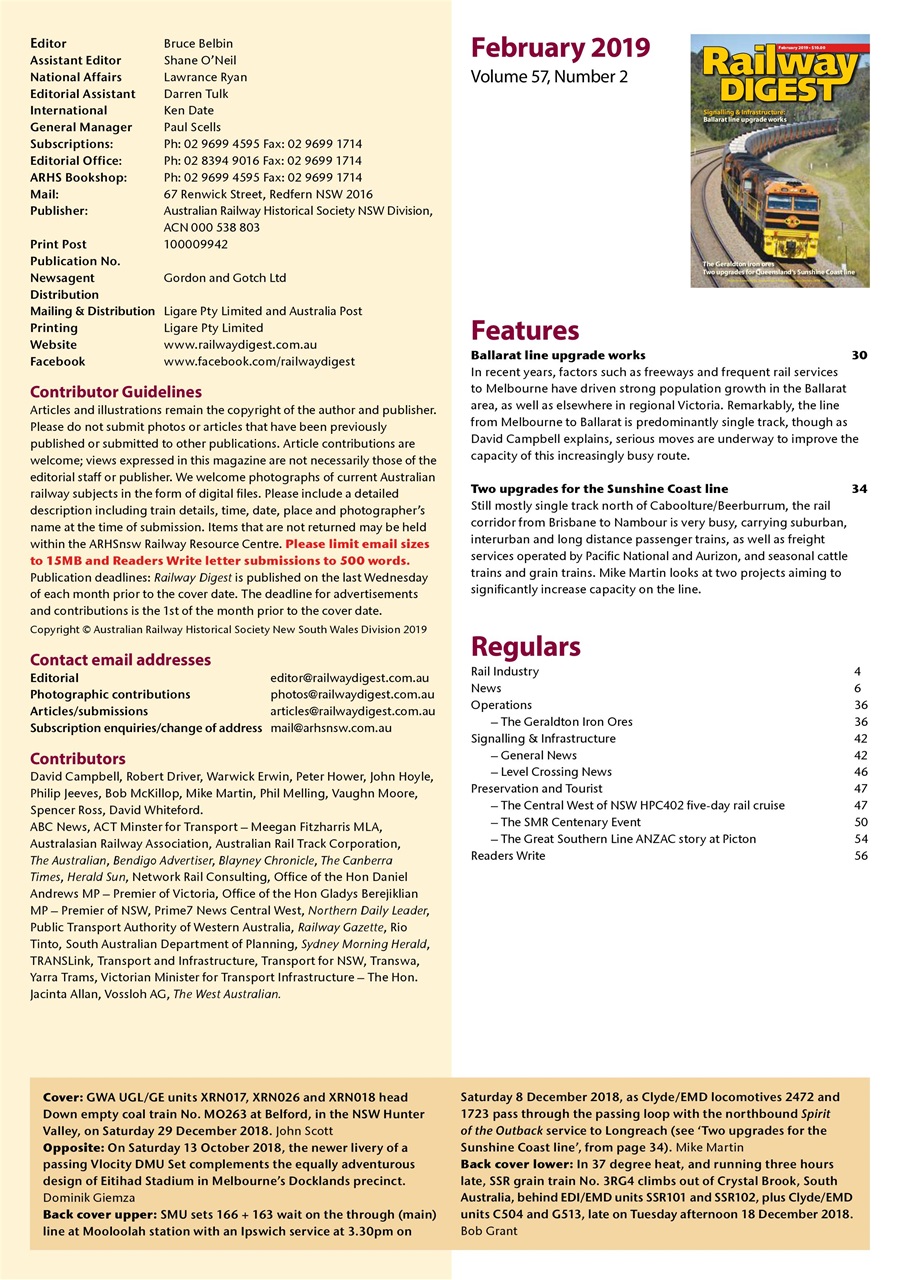 Railway Digest Preview Pages