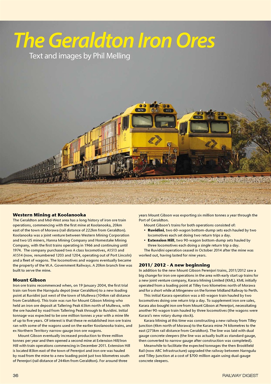 Railway Digest Preview Pages