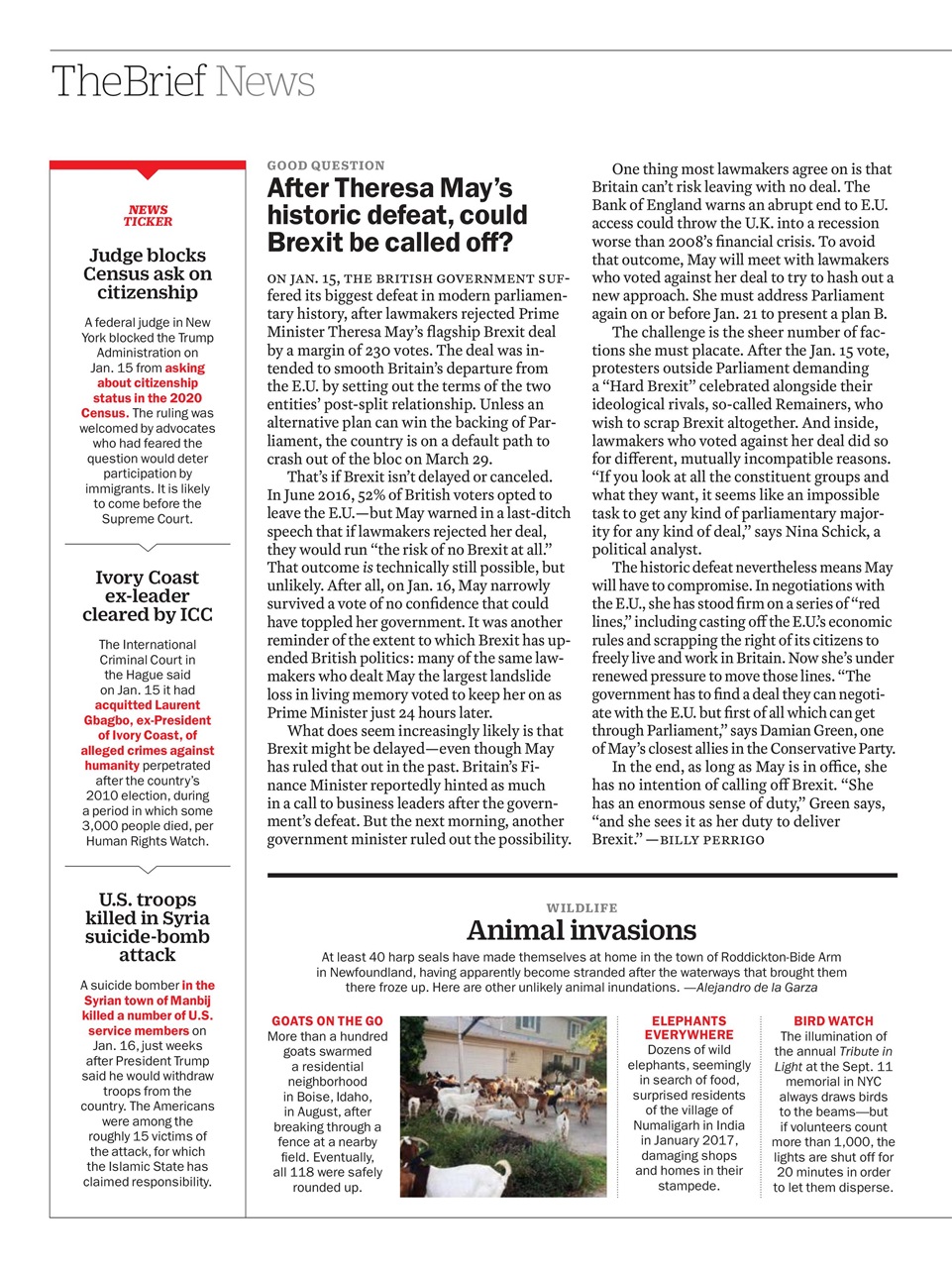 TIME Magazine Europe Preview Pages