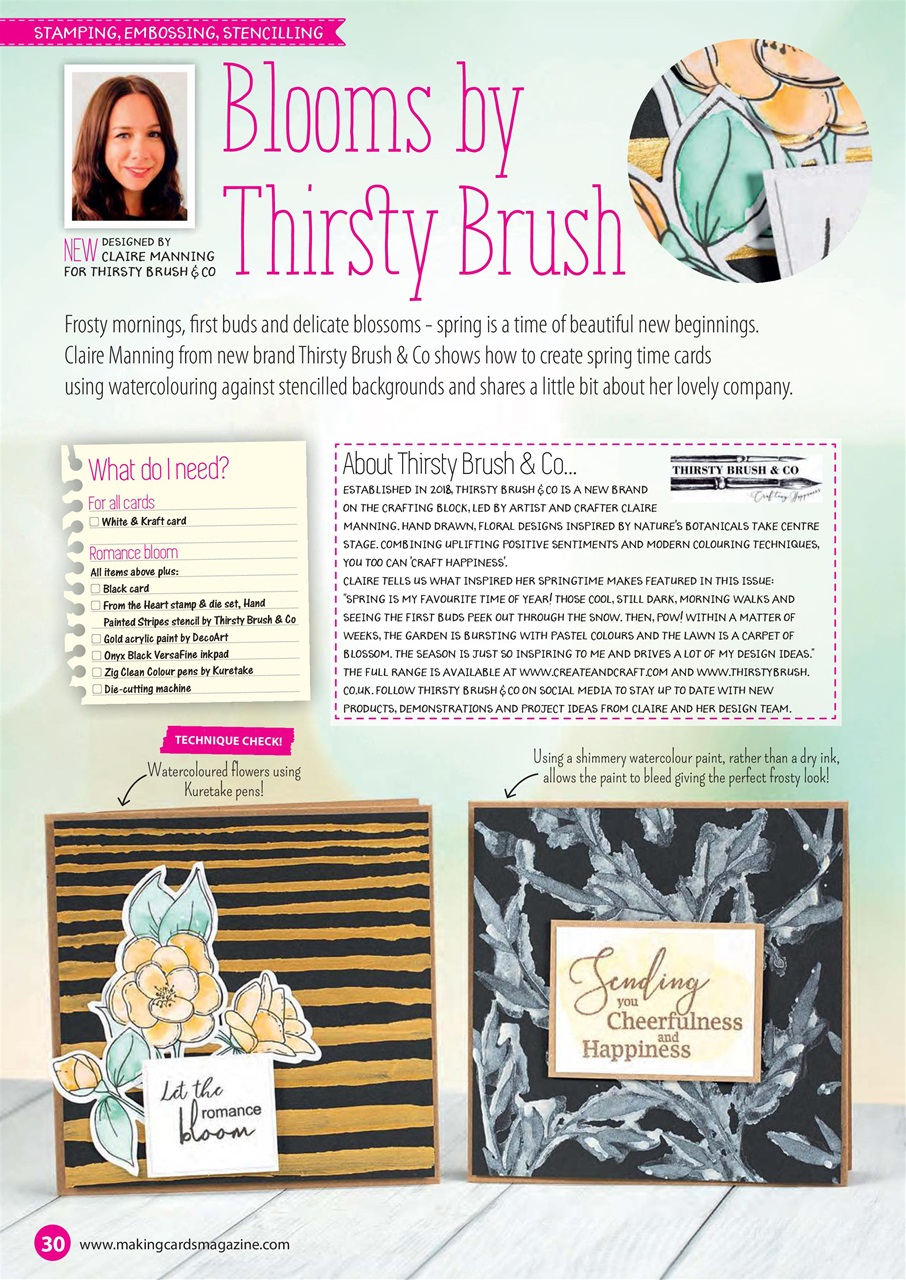 Making Cards & Papercraft Preview Pages