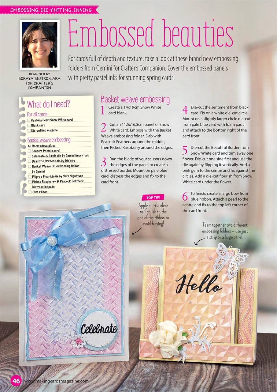 Making Cards & Papercraft Preview Pages