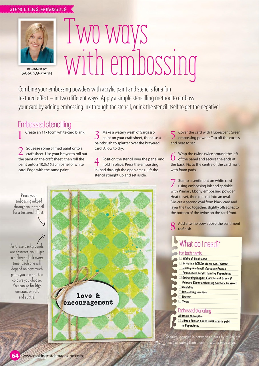 Making Cards & Papercraft Preview Pages