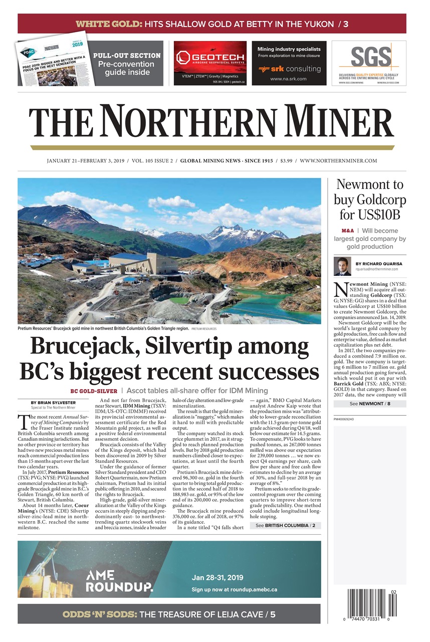The Northern Miner Preview Pages