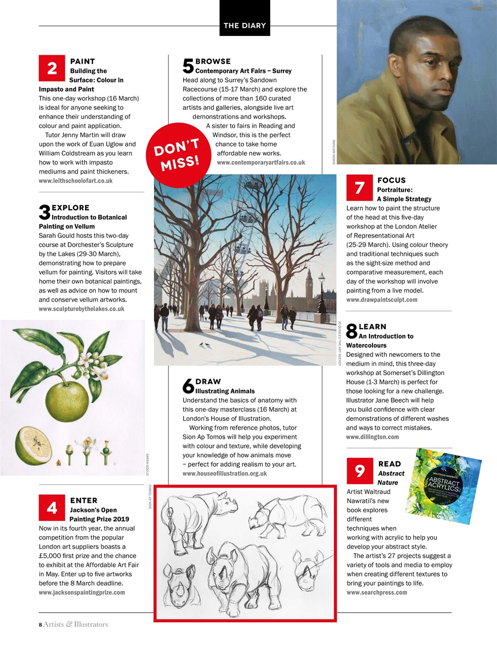 Artists & Illustrators Preview Pages