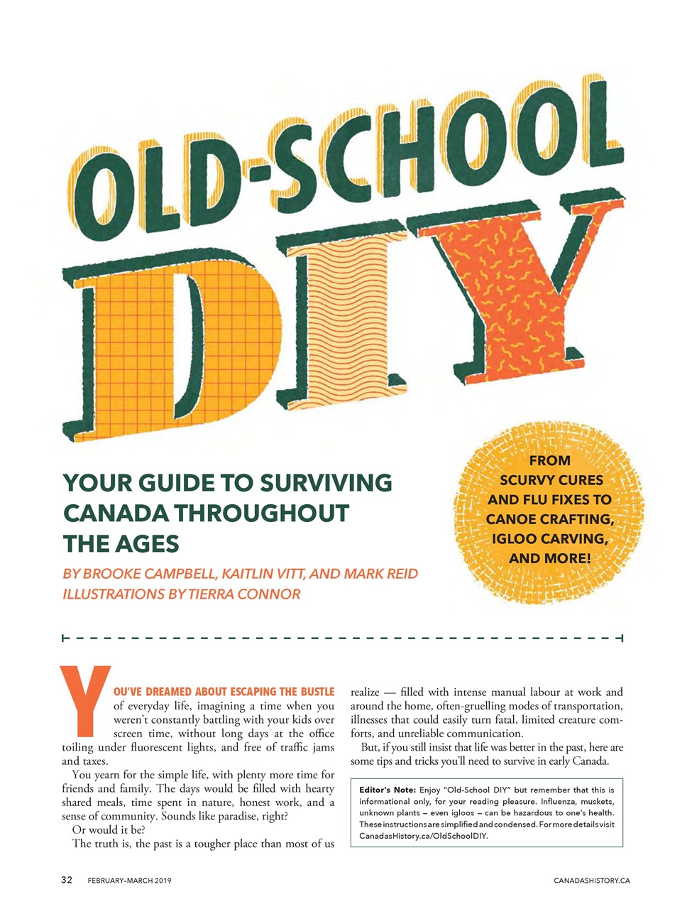 Canada's History Preview Pages