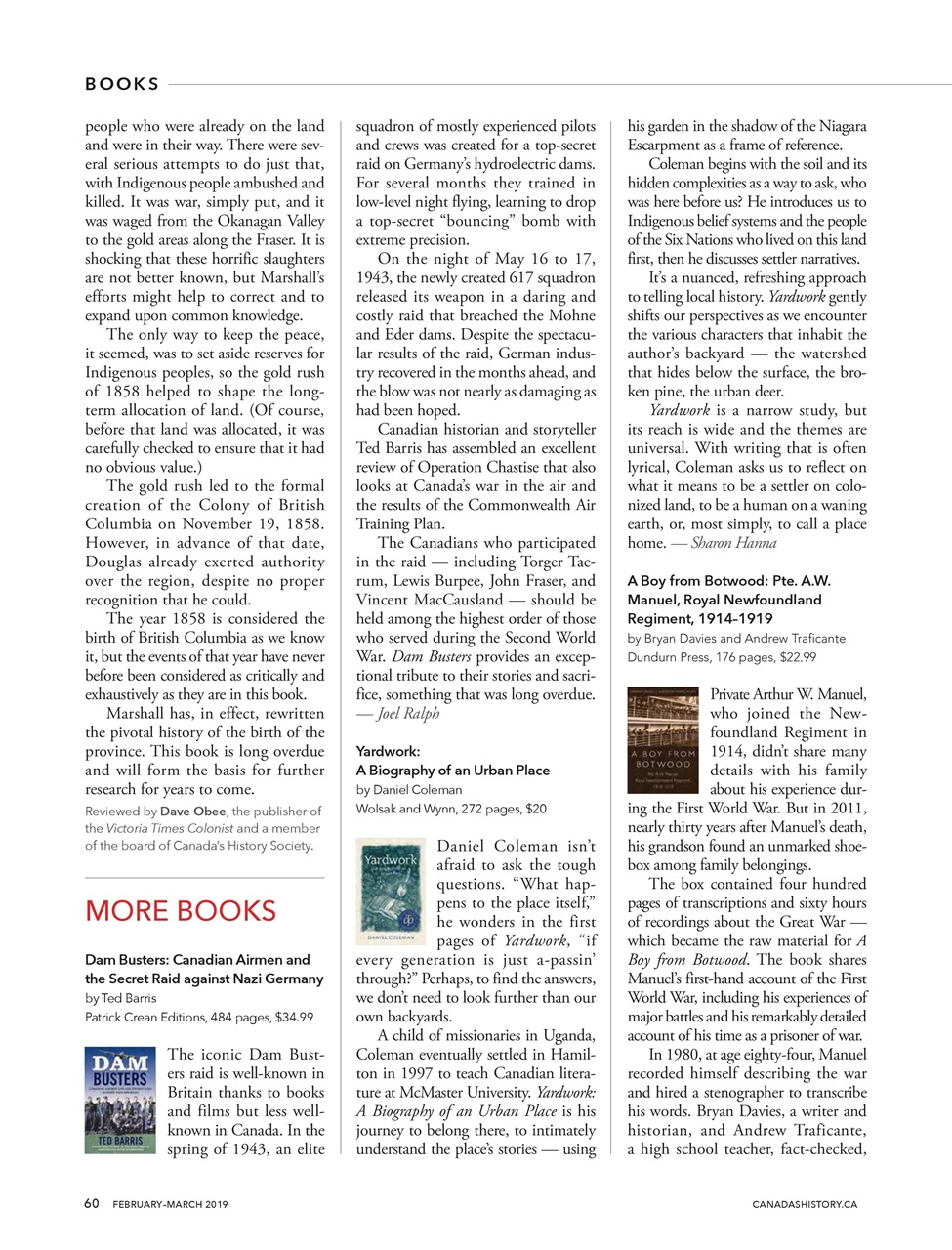 Canada's History Preview Pages