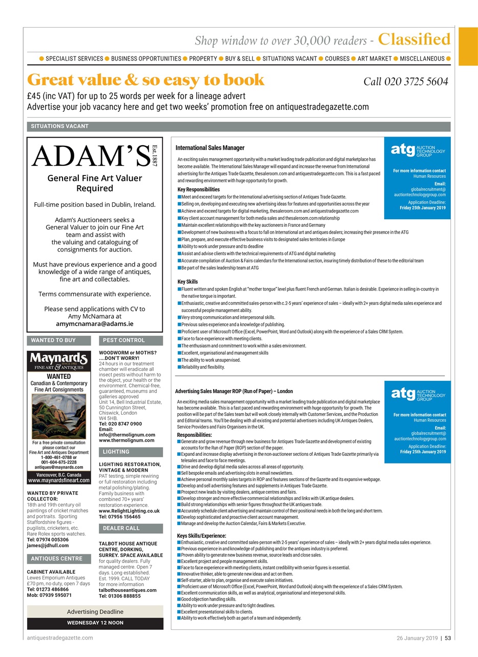 Antiques Trade Gazette Preview Pages