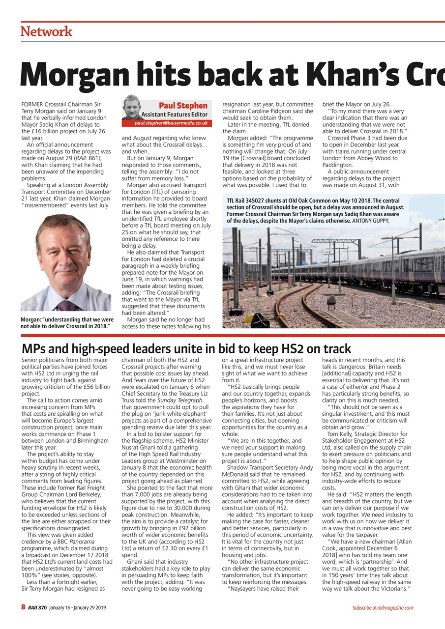 Rail Preview Pages