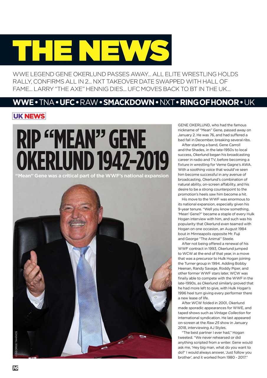 Wrestletalk Magazine Preview Pages