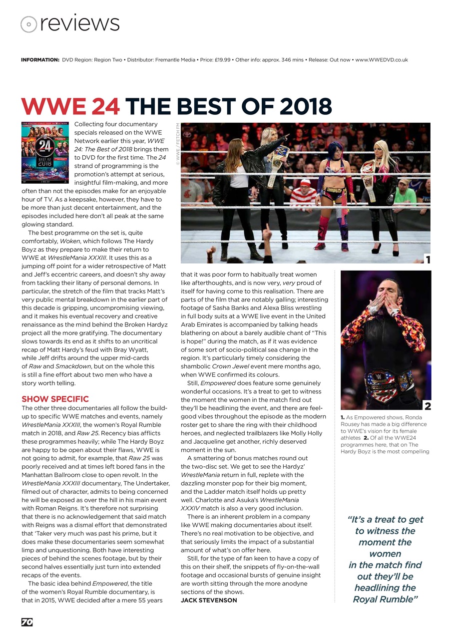 Wrestletalk Magazine Preview Pages