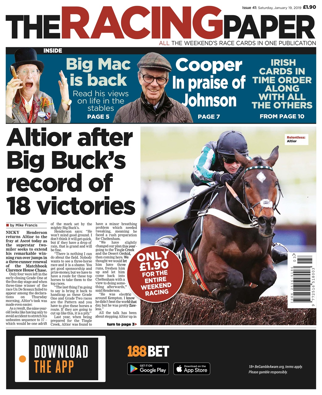 The Racing Paper Preview Pages
