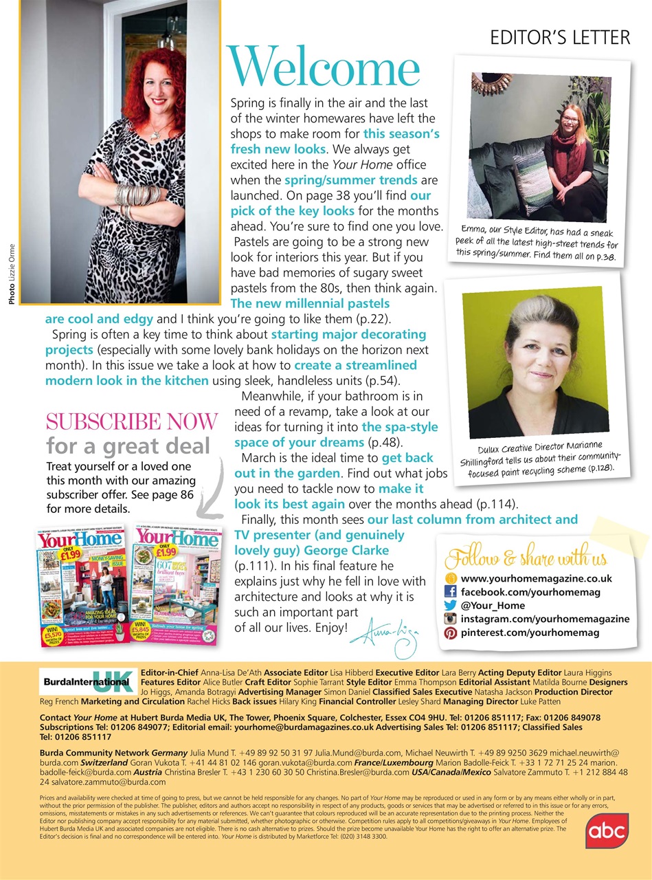Your Home Magazine Preview Pages