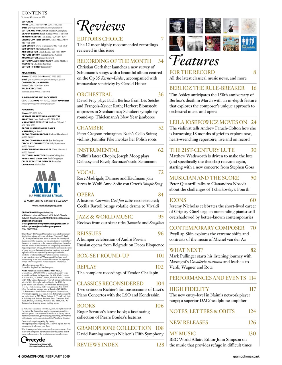 Gramophone Preview Pages