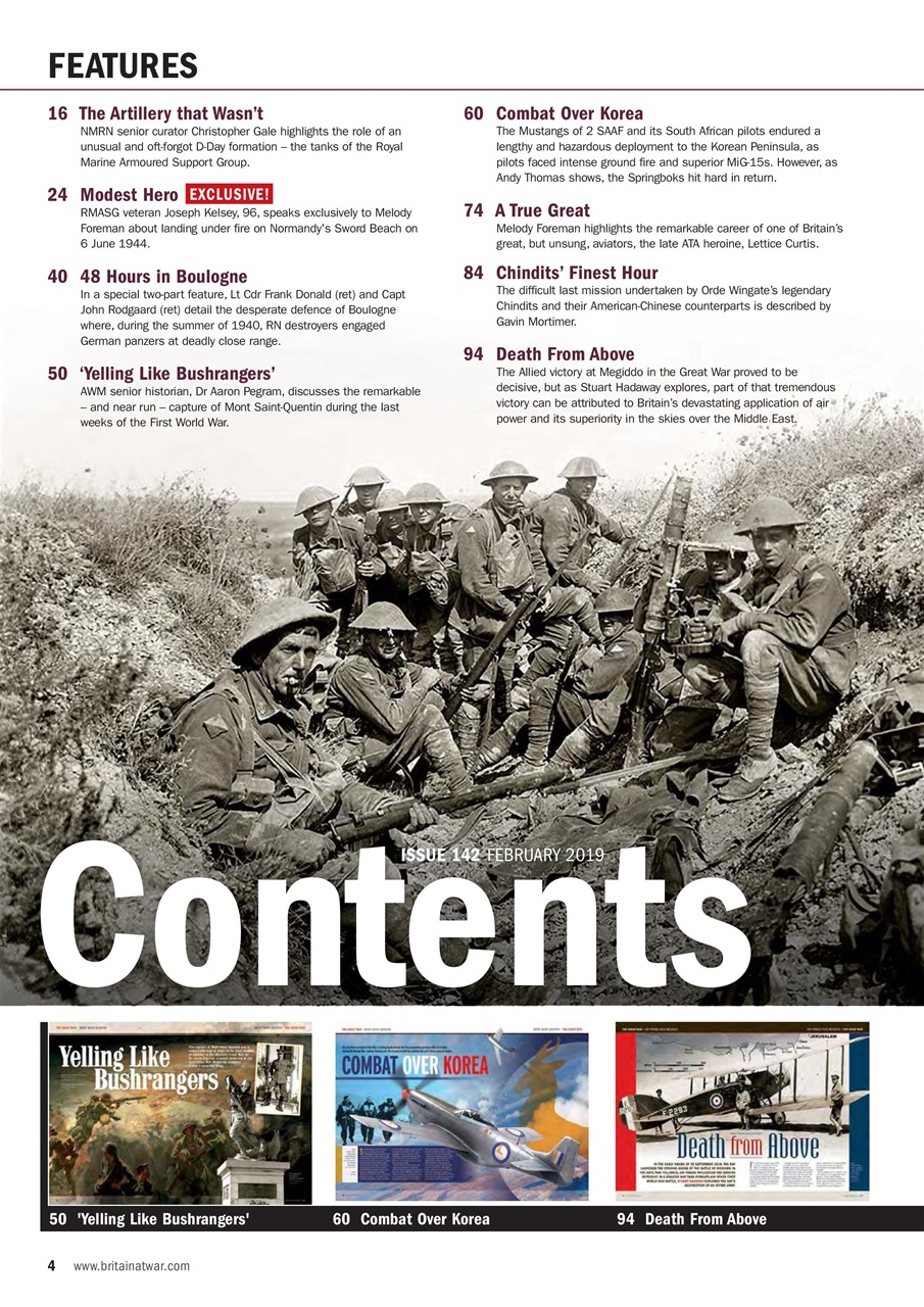 Britain at War Magazine Preview Pages