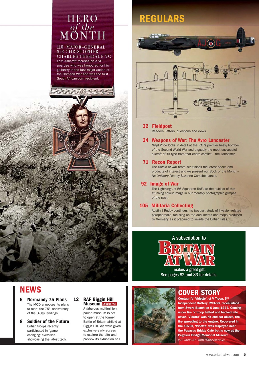 Britain at War Magazine Preview Pages
