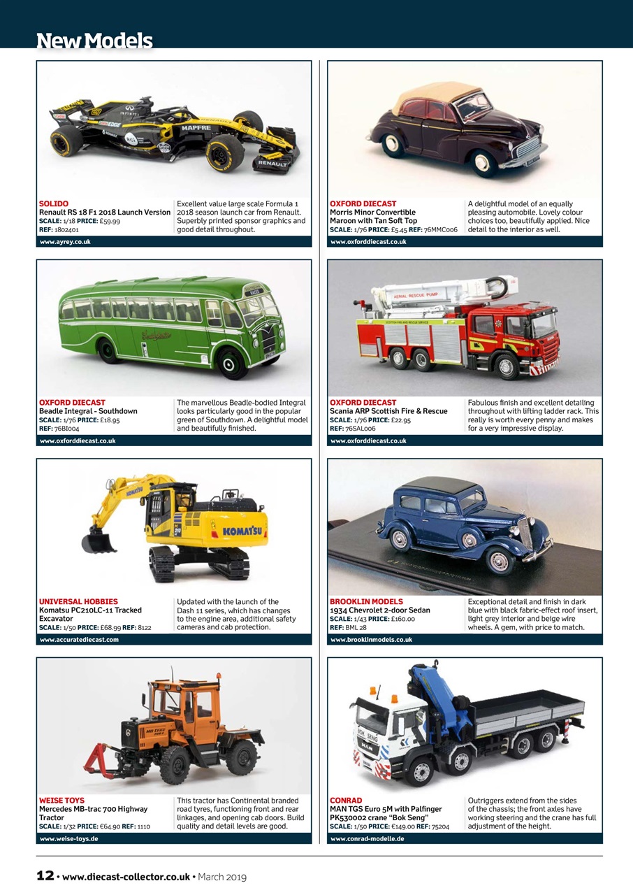 Diecast Collector Preview Pages