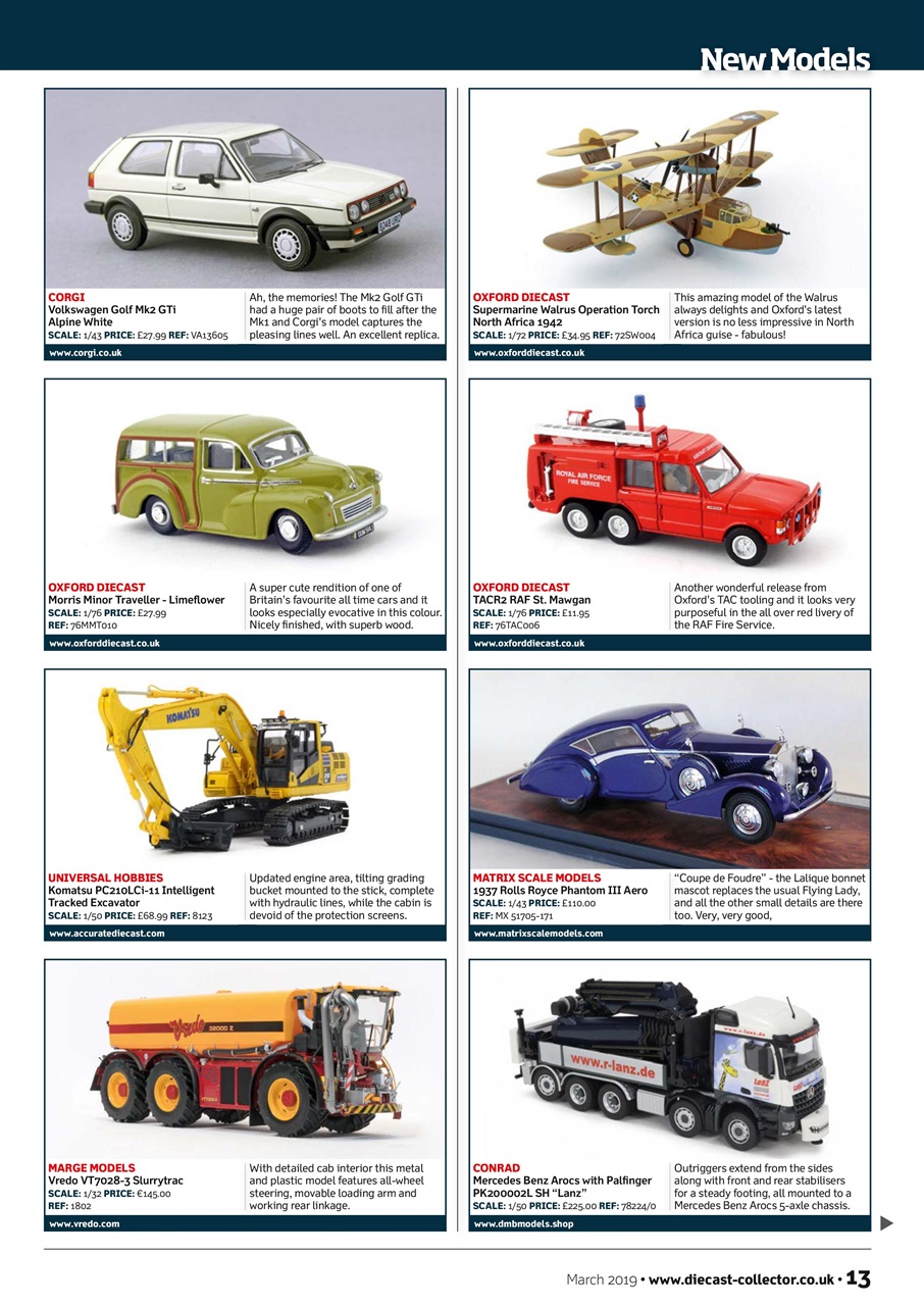 Diecast Collector Preview Pages