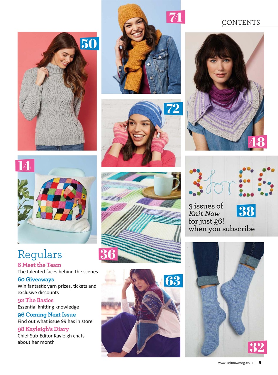 Knit Now Preview Pages