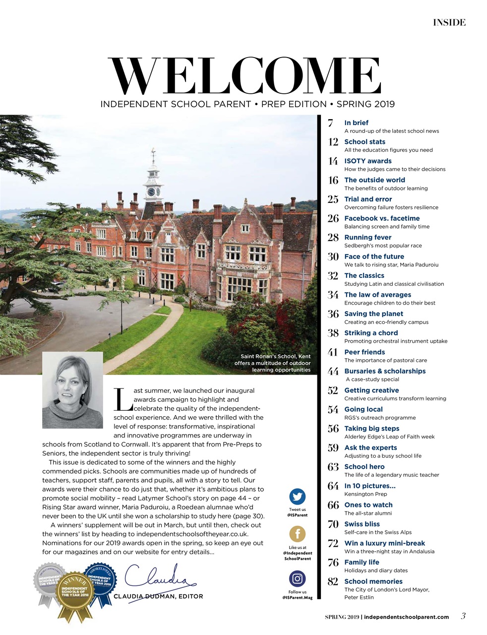 Independent School Parent Preview Pages