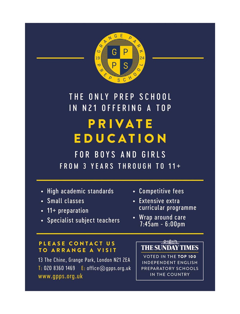 Independent School Parent Preview Pages