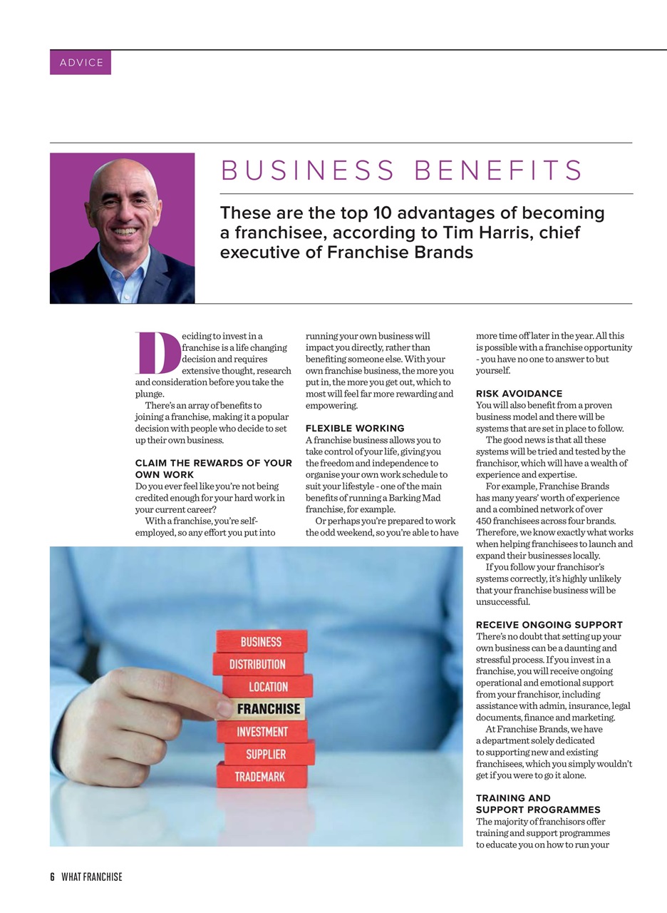 What Franchise Preview Pages