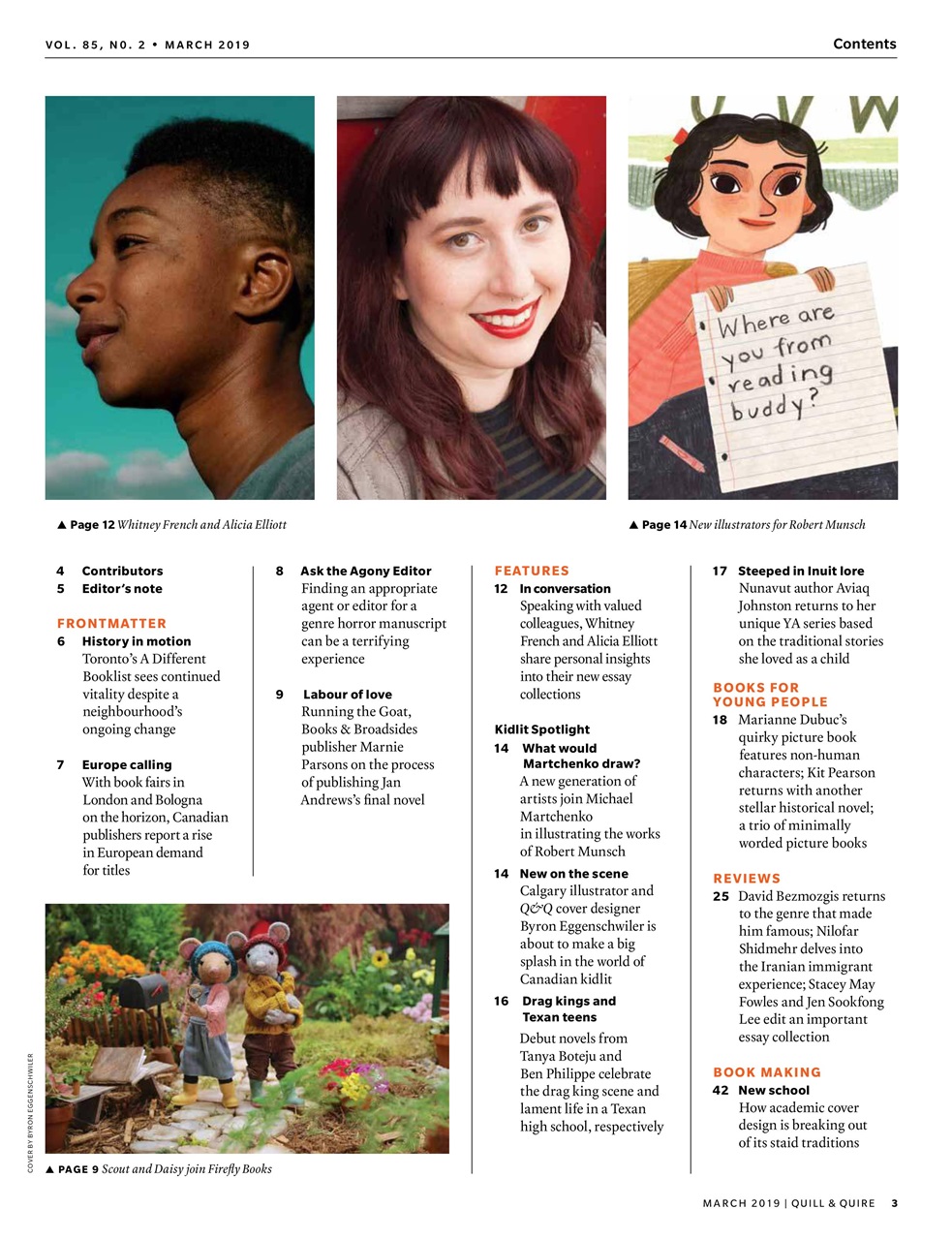 Quill & Quire Preview Pages