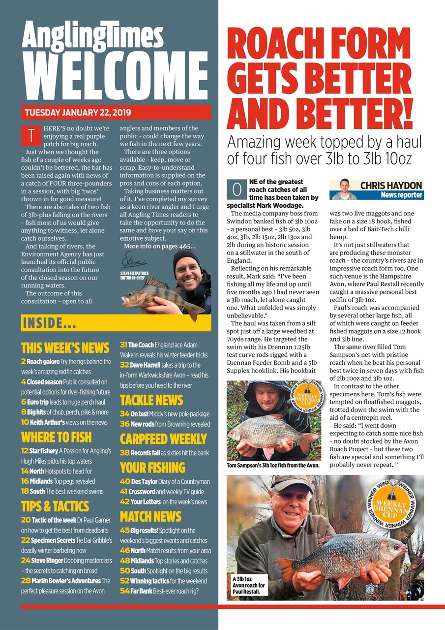 Angling Times Preview Pages