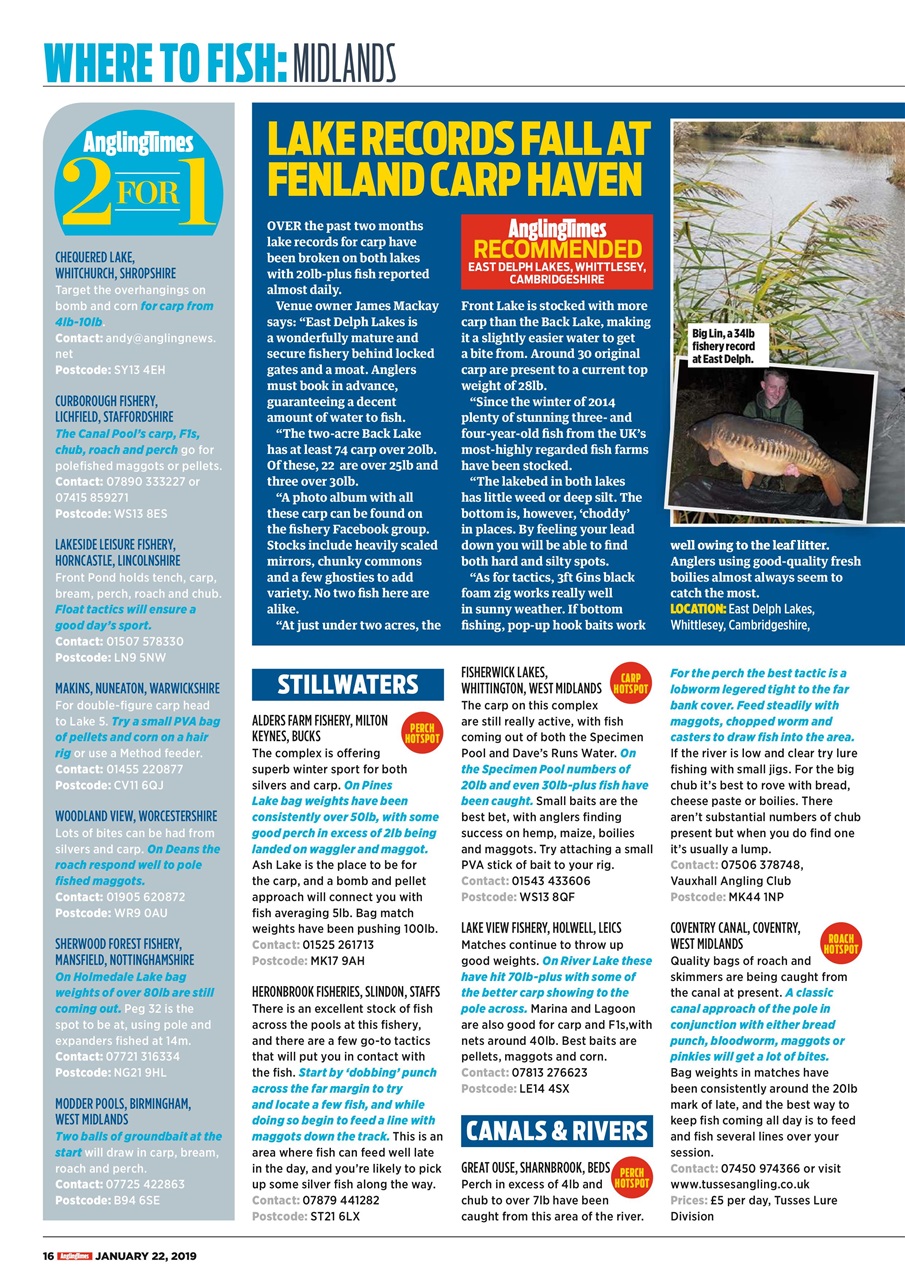 Angling Times Preview Pages