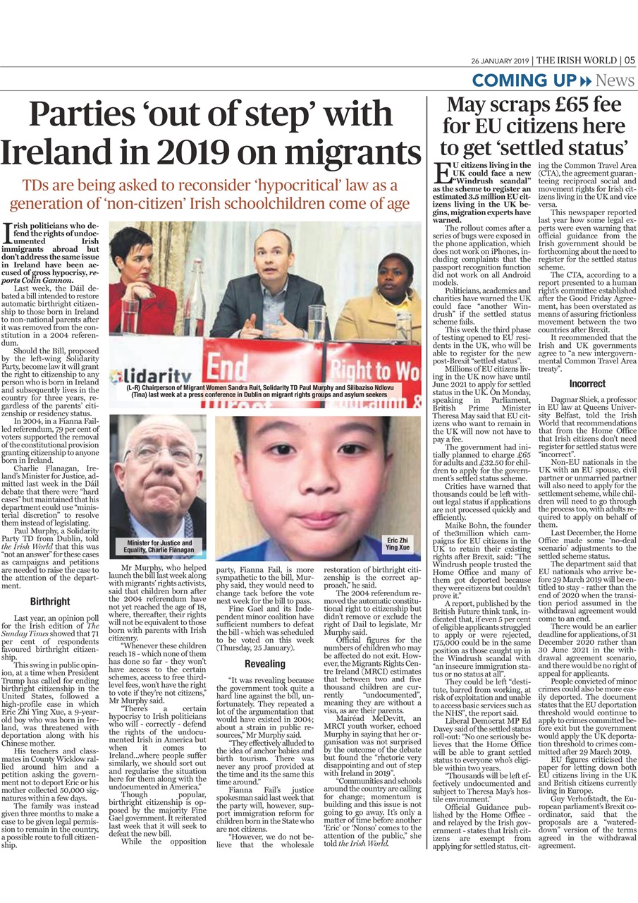 Irish World Preview Pages