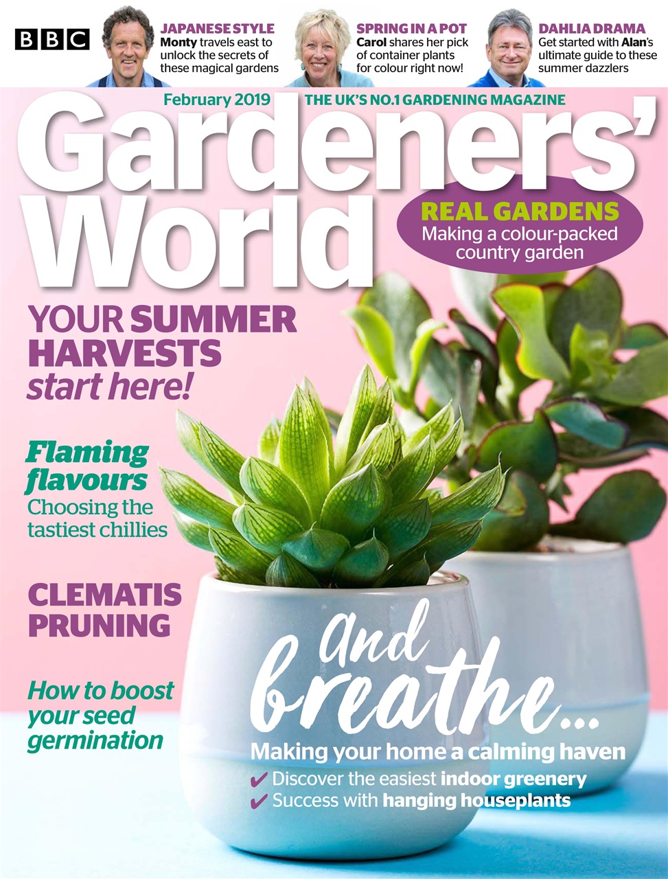 BBC Gardeners’ World Magazine Preview Pages