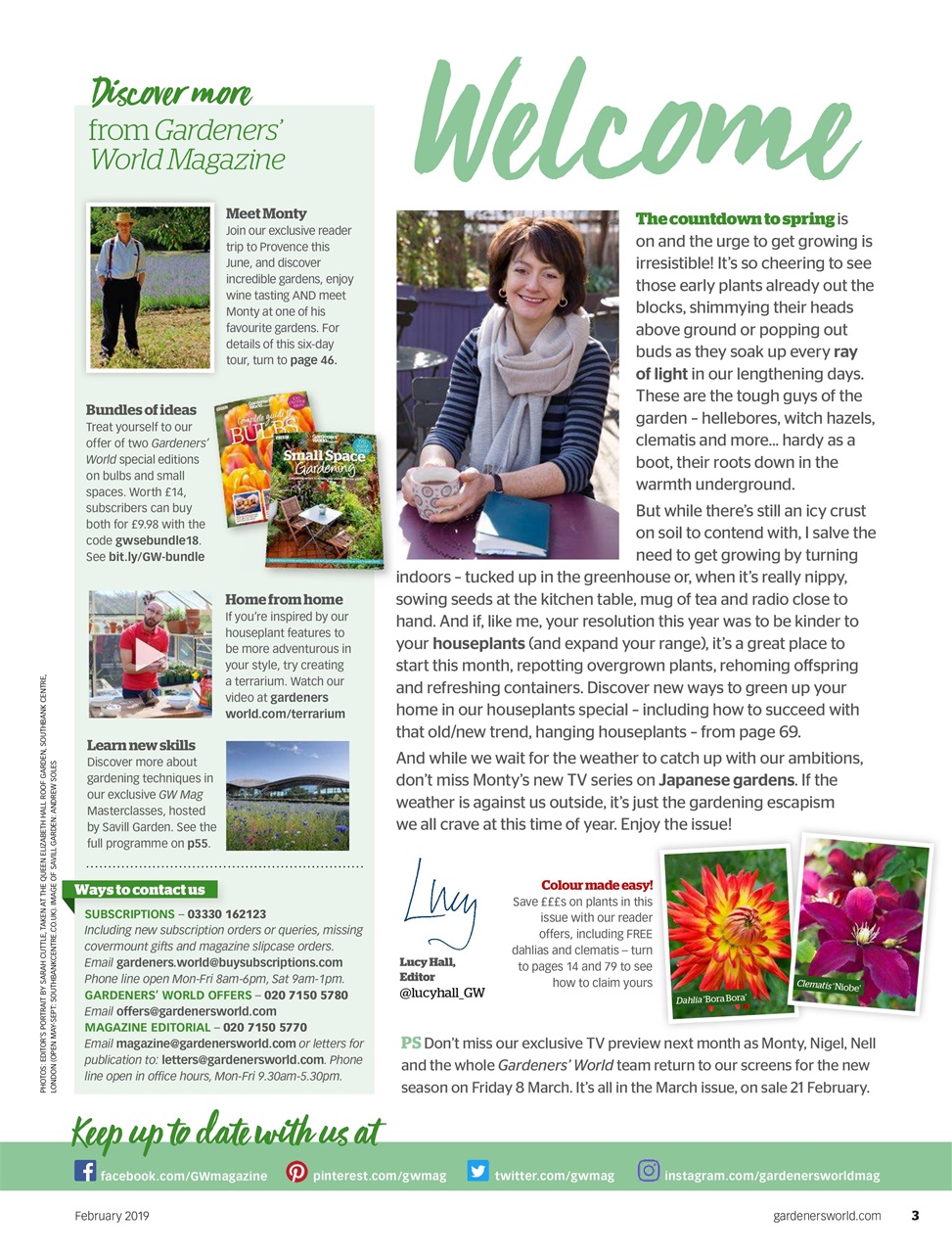 BBC Gardeners’ World Magazine Preview Pages