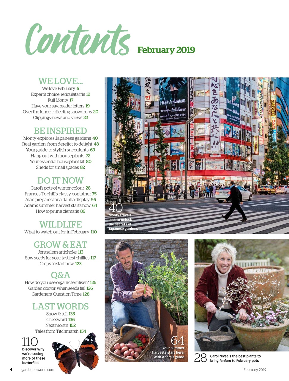 BBC Gardeners’ World Magazine Preview Pages