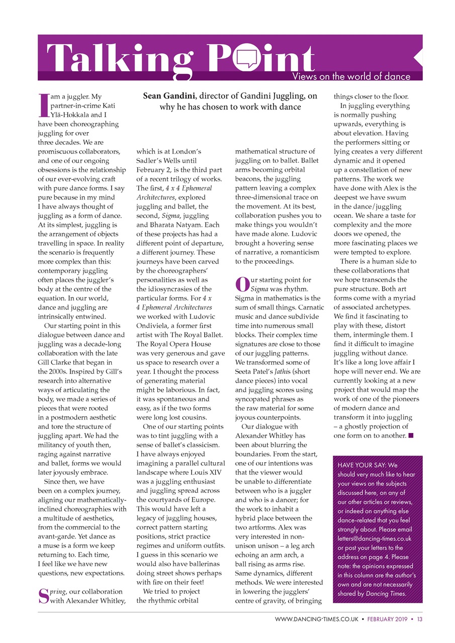 Dancing Times Preview Pages