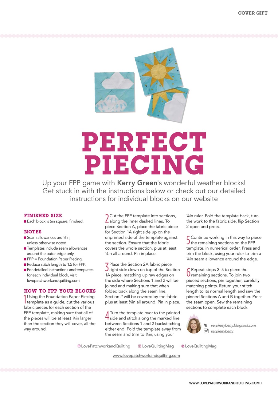 Love Patchwork & Quilting Preview Pages