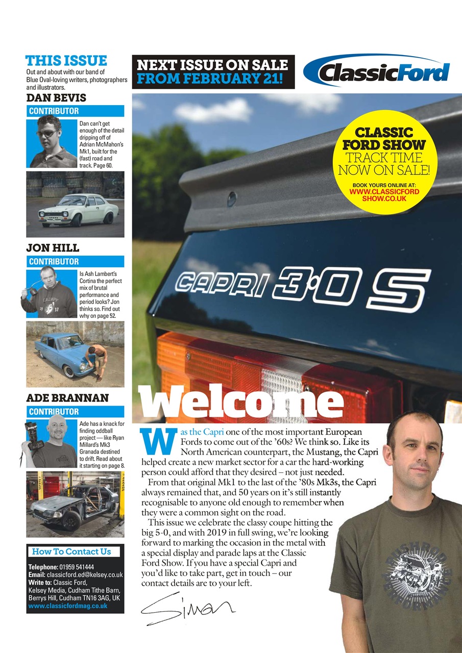 Classic Ford Preview Pages